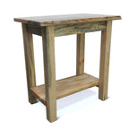 Denton Live Edge End Table with Shelf