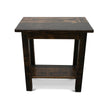 Denton Rough Sawn Live Edge End Table with Shelf