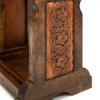 El Vaquero Tooled Leather Saddle Stand