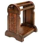 El Vaquero Tooled Leather Saddle Stand