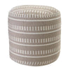 Desert Calm Beige Pouf