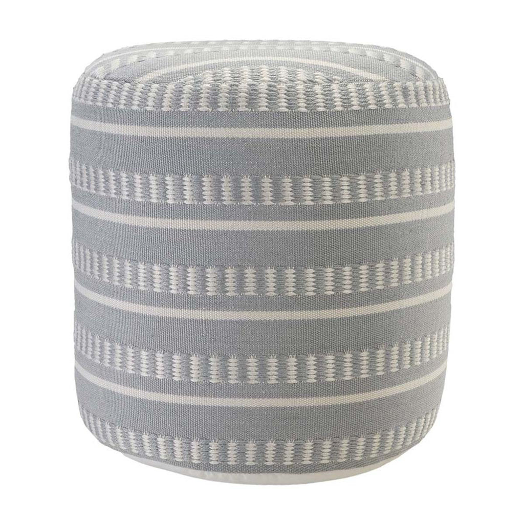 Desert Calm Blue Pouf