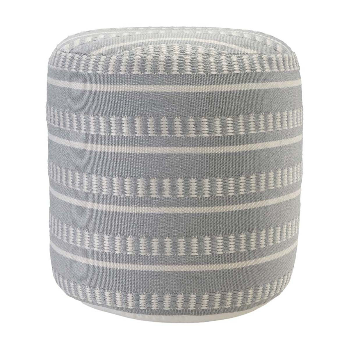 Desert Calm Blue Pouf