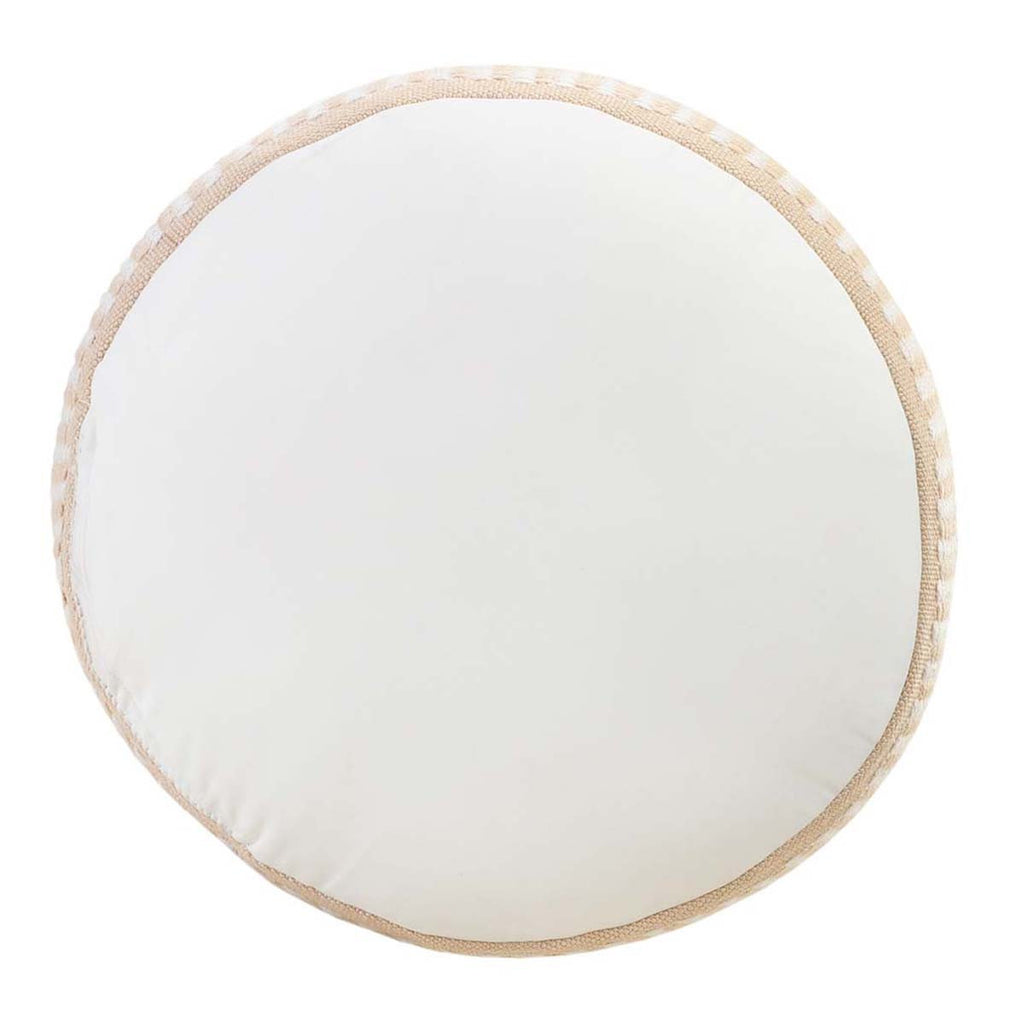 Desert Calm Orange Pouf