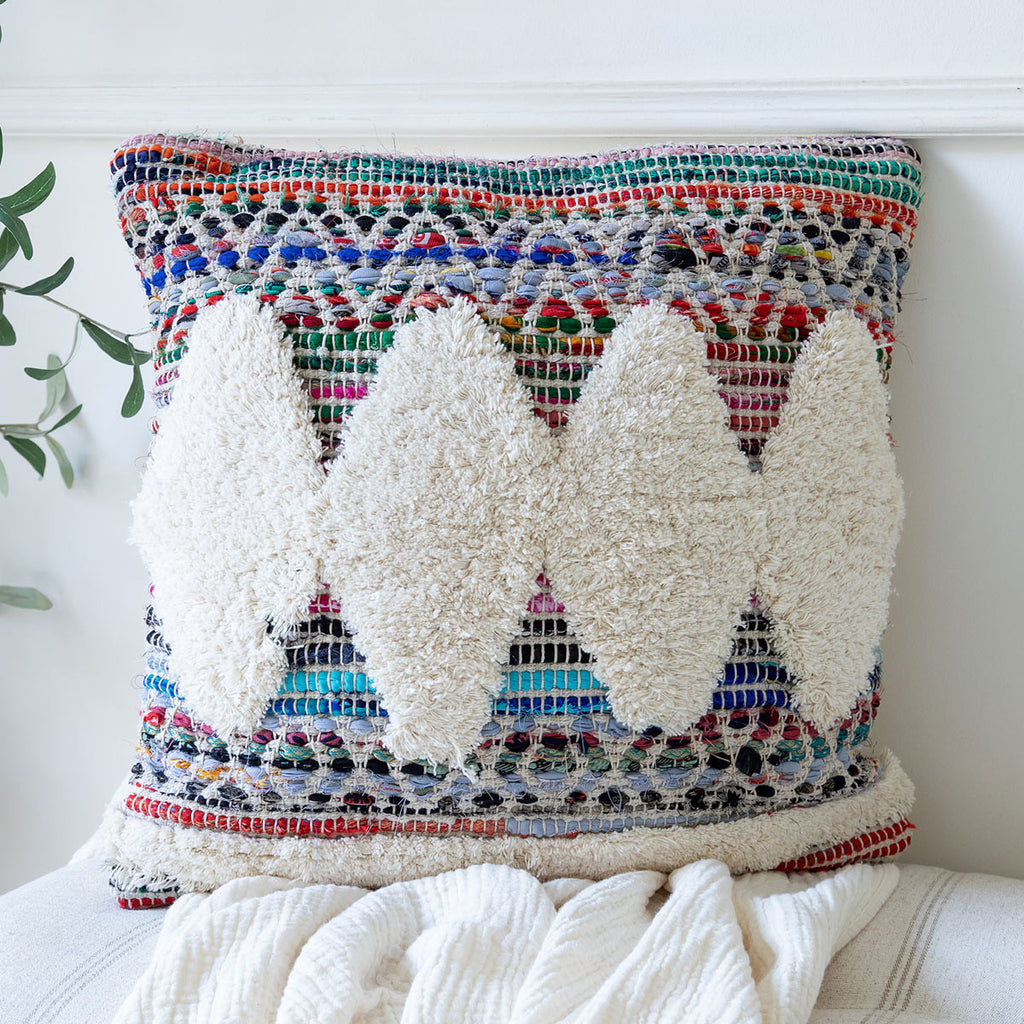 Diamond Serape Square Pillow