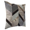 Faux Cowhide Chevrons Pillow