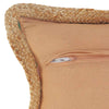 Jute-Bordered Chindi Pillow