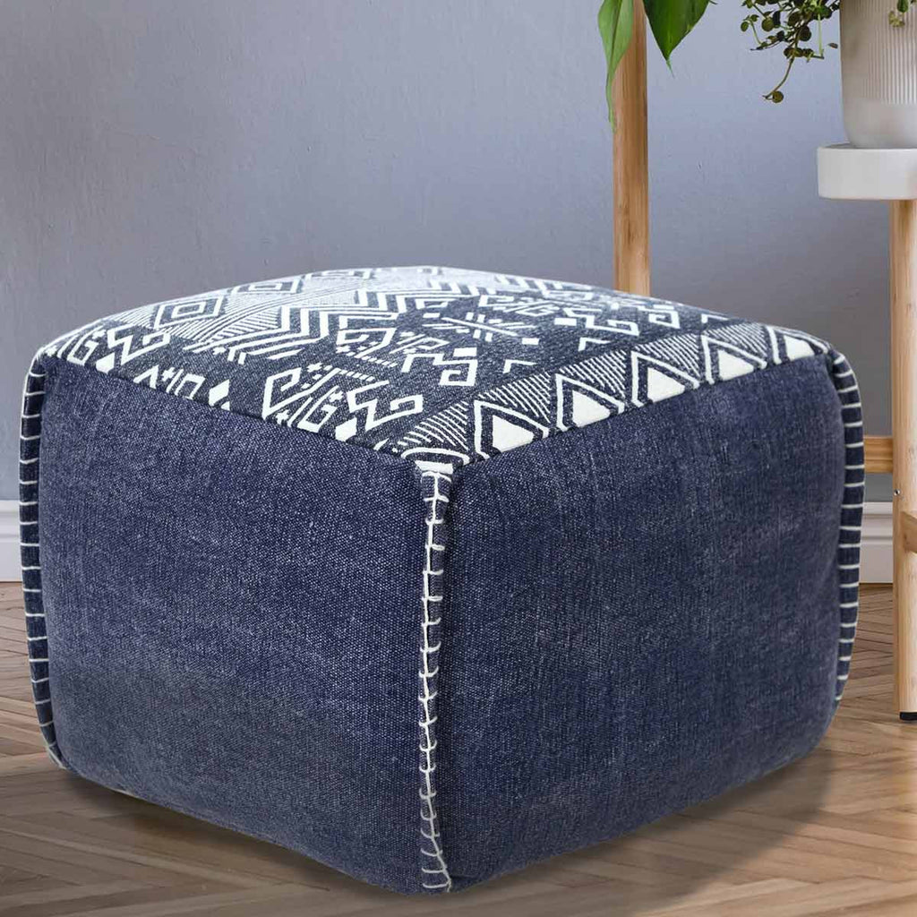 Blue Sky Visions Pouf