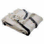 Navy Diamond Path Throw