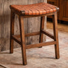 Tupelo Braided Leather Barstool