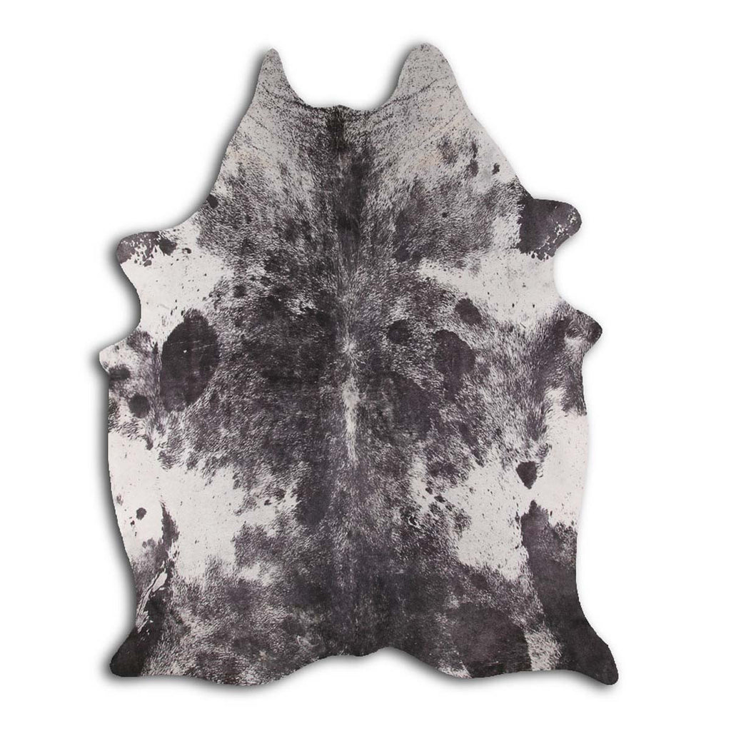 Printed Salt & Pepper Cowhide Rugs