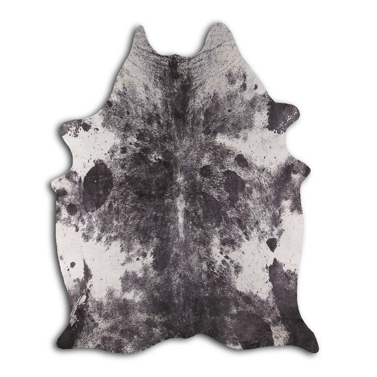 Printed Salt & Pepper Cowhide Rugs