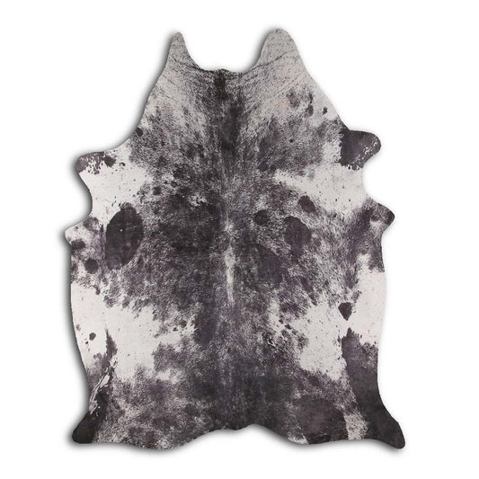 Printed Salt & Pepper Cowhide Rugs