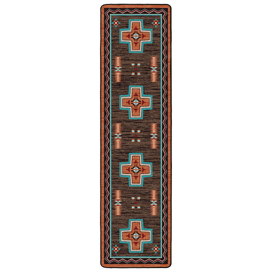 Twin Crosses Rug - 2 x 8