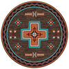 Twin Crosses Rug - 8 Ft. Round