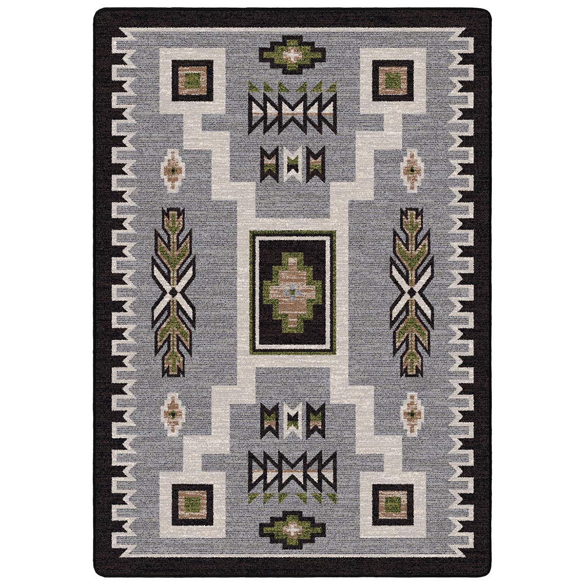 Graphite Fields Rug - 8 x 11