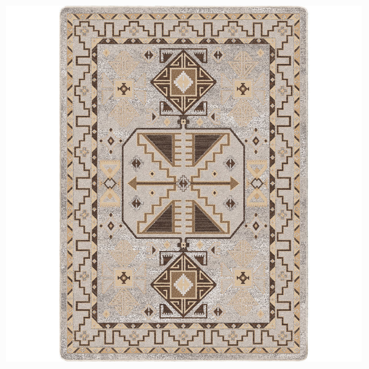 Blackfoot Burnished Rug - 4 x 5