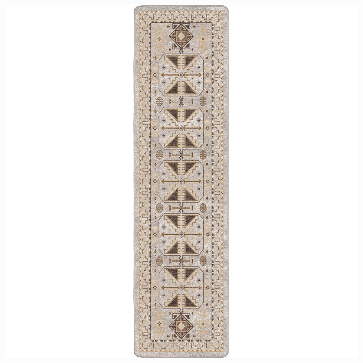 Blackfoot Burnished Rug - 2 x 8