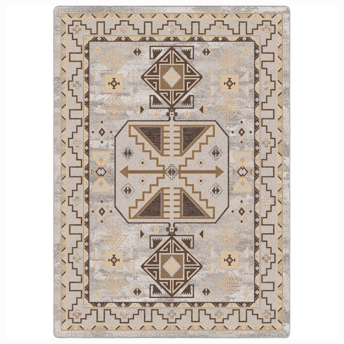Blackfoot Burnished Rug - 11 x 13