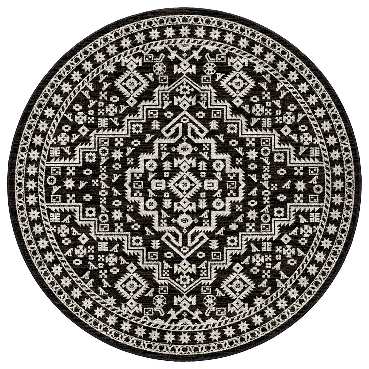 St. Charles Dark Chocolate Rug - 8 Ft. Round