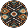 Sun Harvest Chocolate Rug - 8 Ft. Round