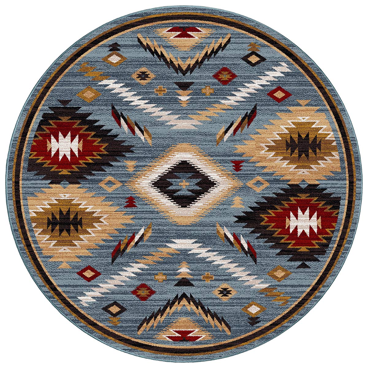Sun Harvest Stone Rug - 8 Ft. Round