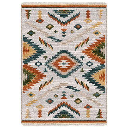 Sun Harvest Linen Rug - 4 x 5