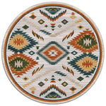 Sun Harvest Linen Rug - 8 Ft. Round