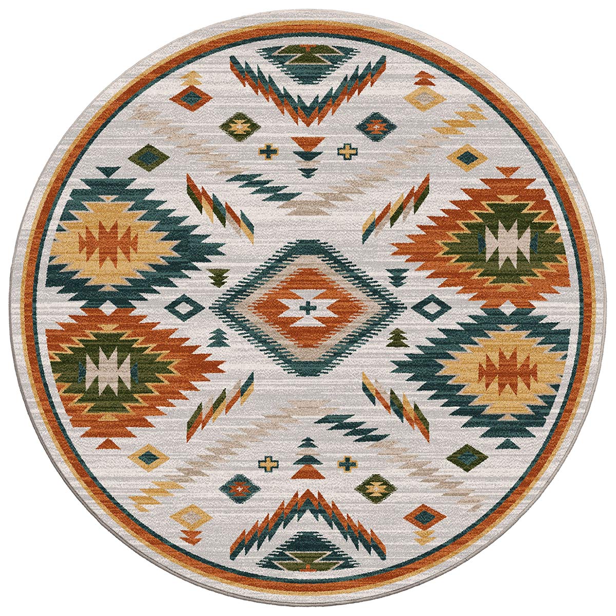 Sun Harvest Linen Rug - 8 Ft. Round