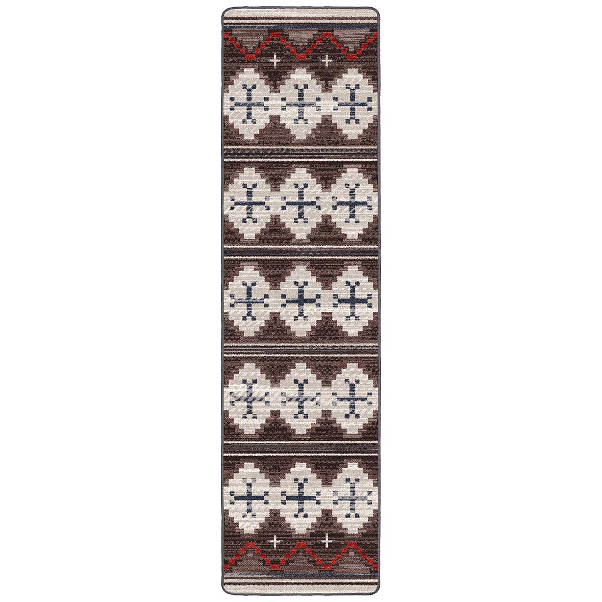 Red Dusty Trails Rug - 2 x 8