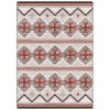 Crimson Crosses Rug - 8 x 11
