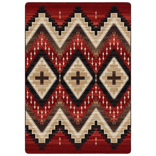 Rio Grande Brick Rug - 5 x 8