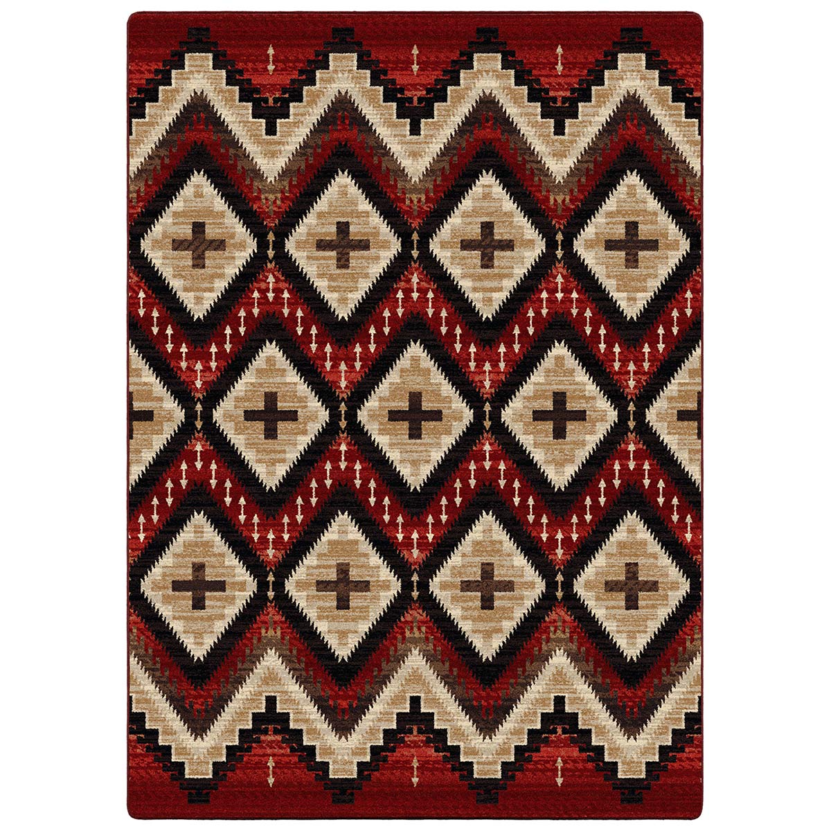 Rio Grande Brick Rug - 8 x 11