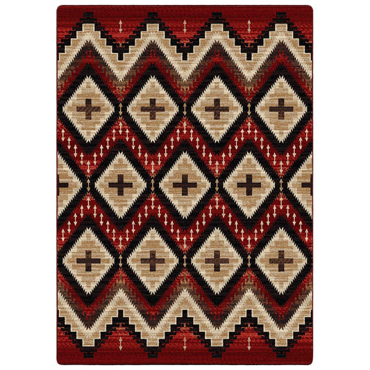 Rio Grande Brick Rug - 8 x 11