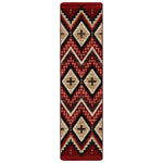 Rio Grande Brick Rug - 2 x 8