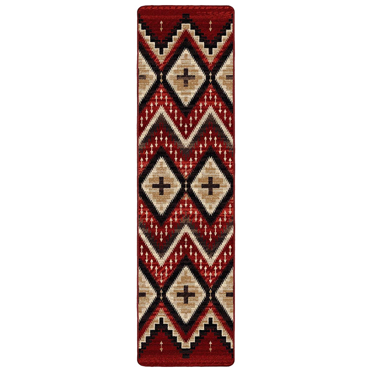 Rio Grande Brick Rug - 2 x 8