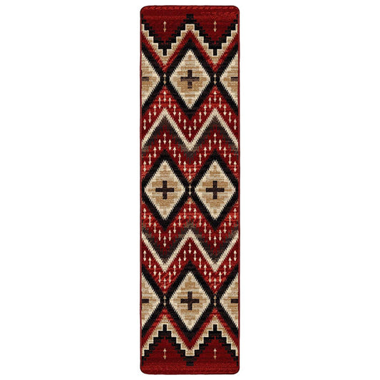 Rio Grande Brick Rug - 2 x 8