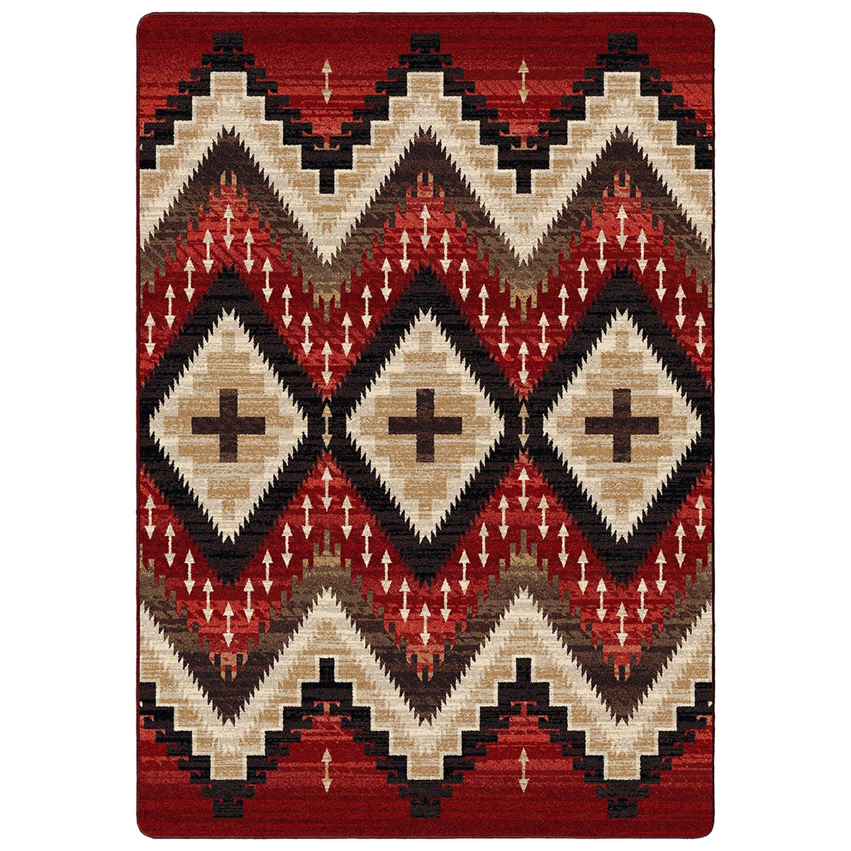 Rio Grande Brick Rug - 3 x 4