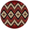 Rio Grande Brick Rug - 8 Ft. Round