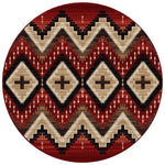 Rio Grande Brick Rug - 8 Ft. Round