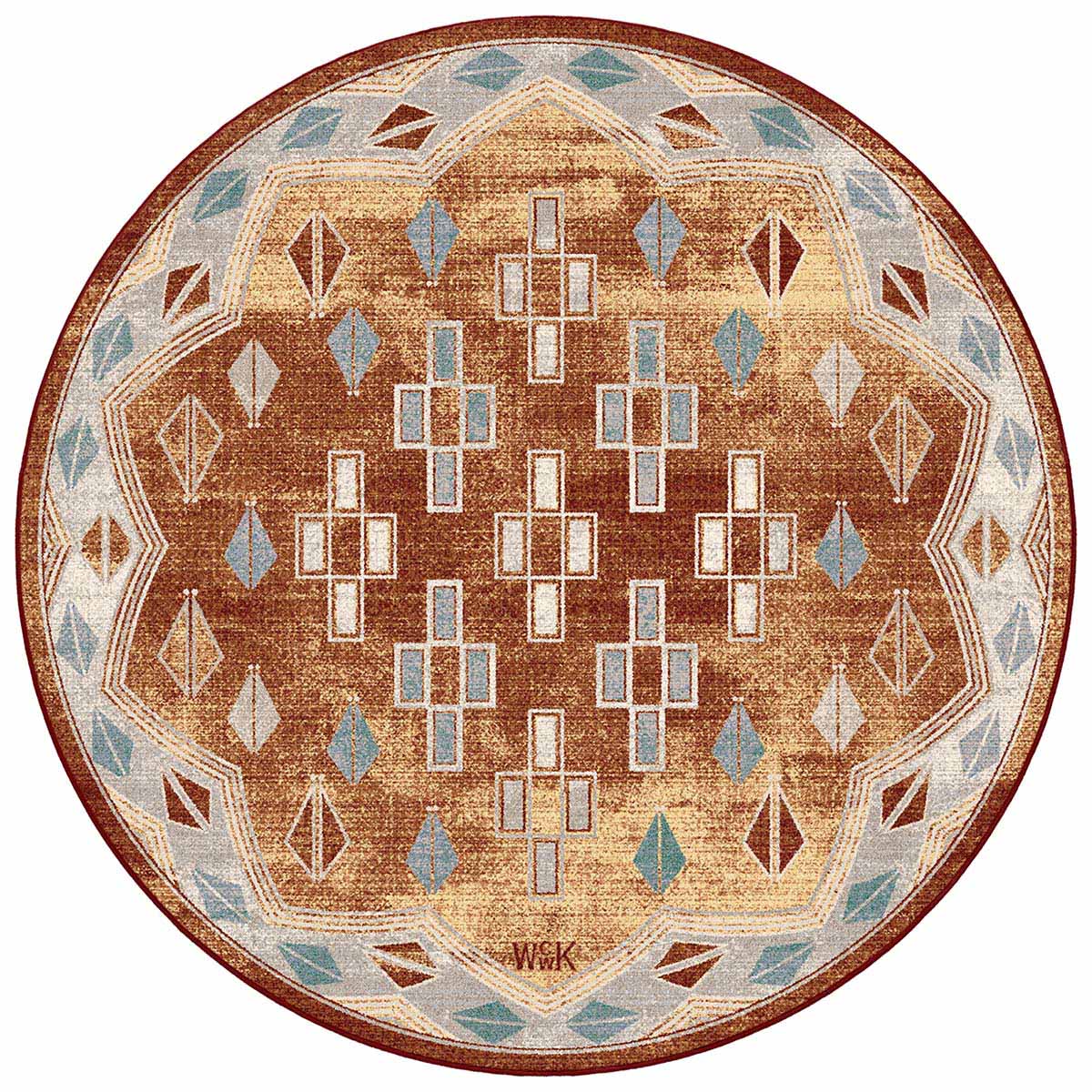 El Reno Sunset Rug - 8 Ft. Round
