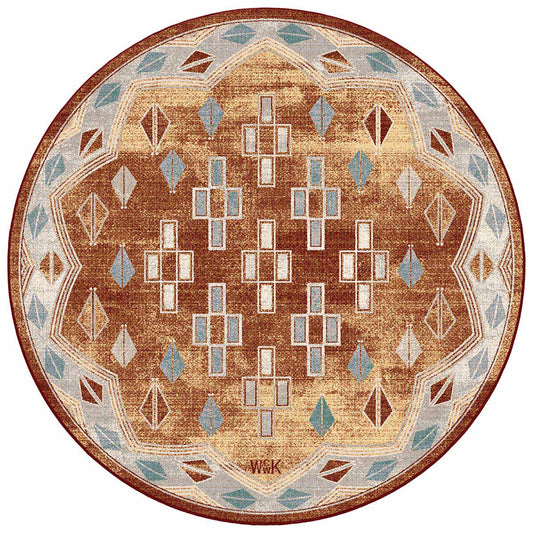 El Reno Sunset Rug - 8 Ft. Round