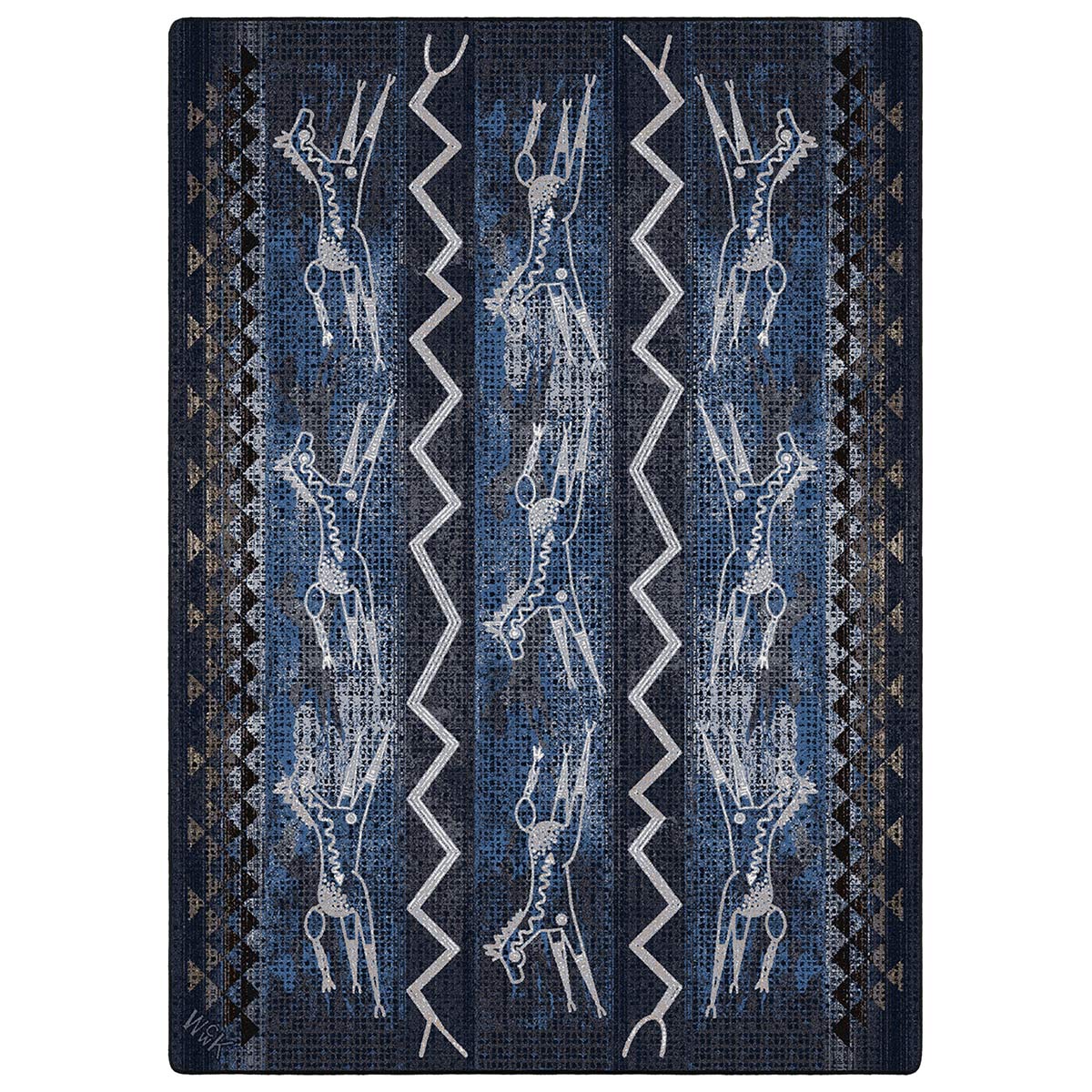 Horse Races Rug - 8 x 11