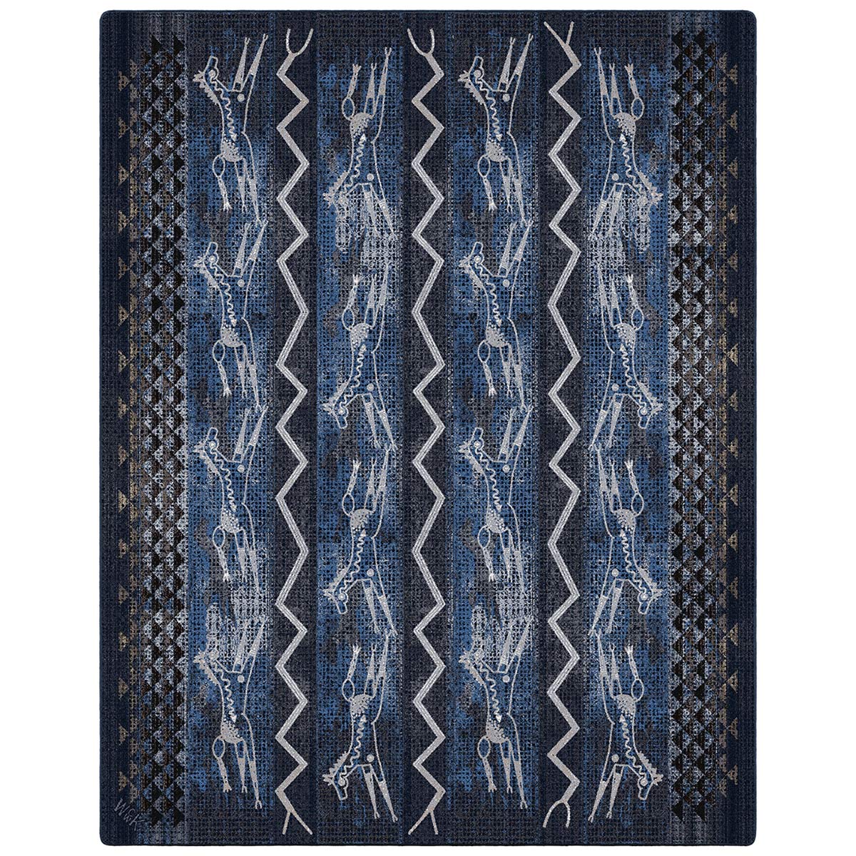 Horse Races Rug - 11 x 13