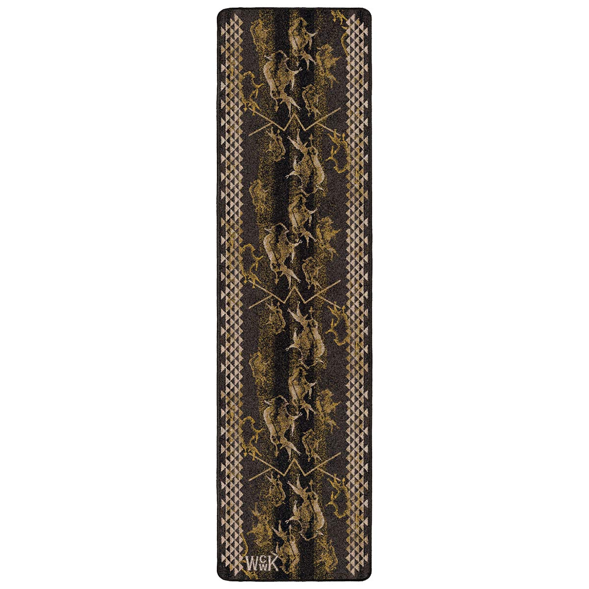 Buffalo Herd Earth Rug - 2 x 8