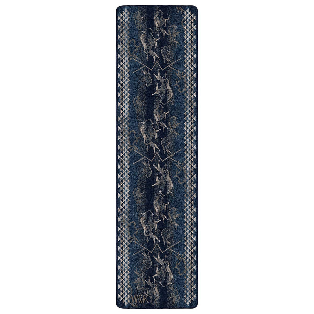 Buffalo Herd Midnight Rug - 11 x 13