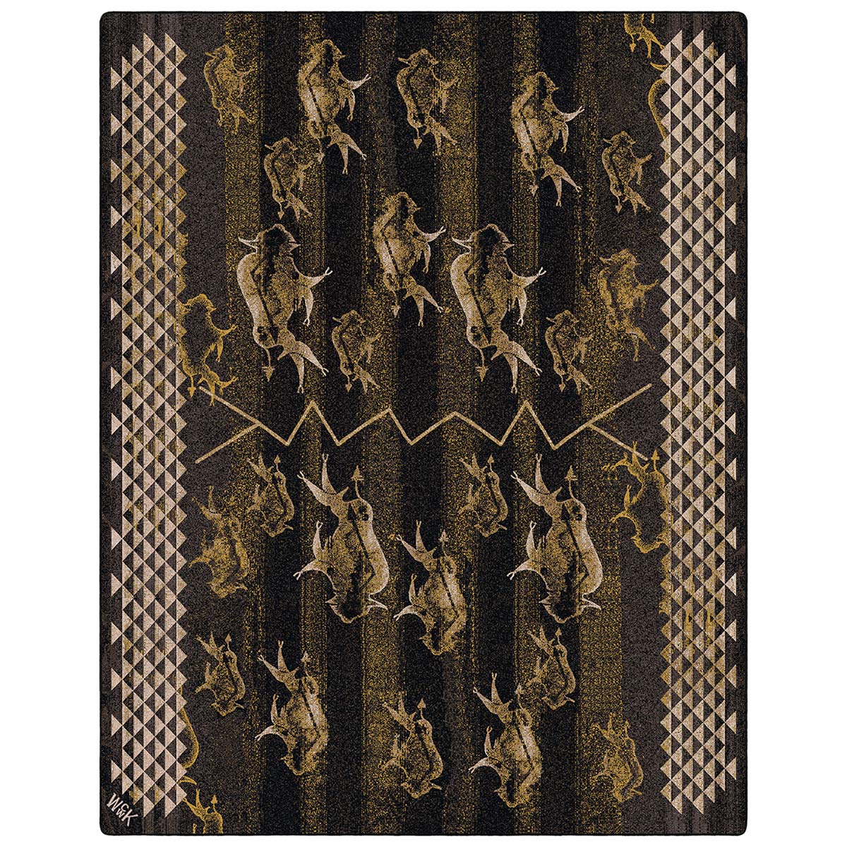 Buffalo Herd Earth Rug - 11 x 13