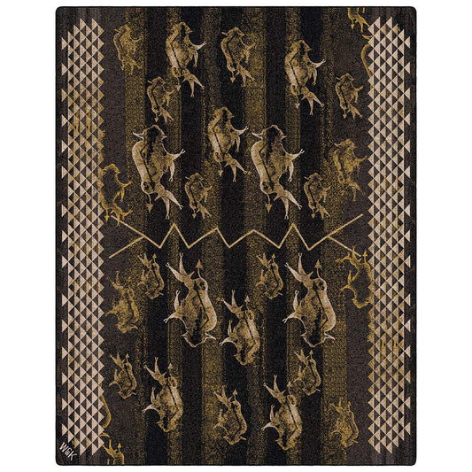 Buffalo Herd Earth Rug - 11 x 13