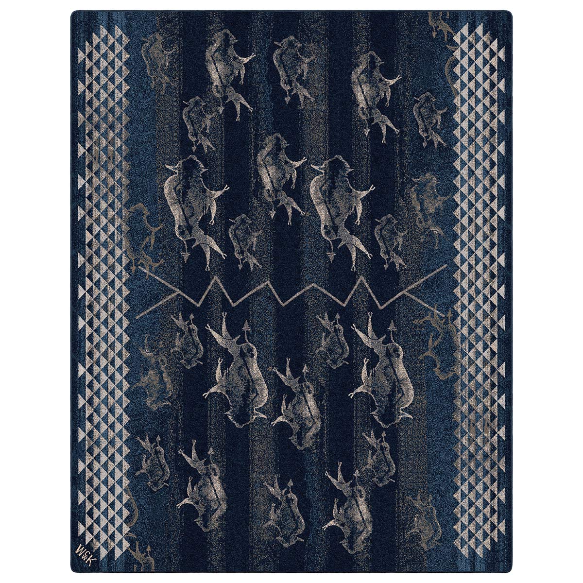 Buffalo Herd Midnight Rug - 11 x 13