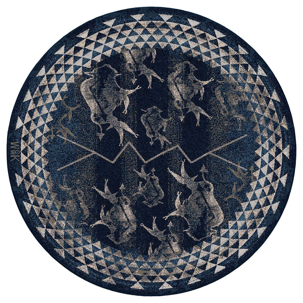 Buffalo Herd Midnight Rug - 11 x 13